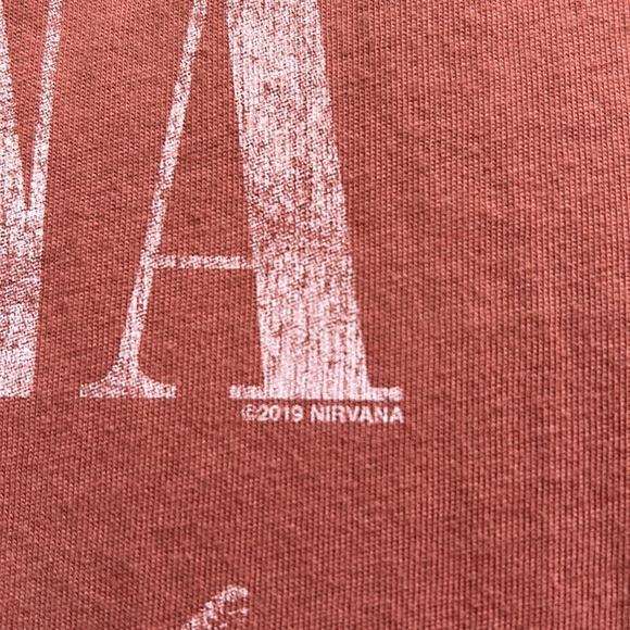 Free people by live nation nirvana graphic band Tee shirt small oversized - Picture 12 of 12
